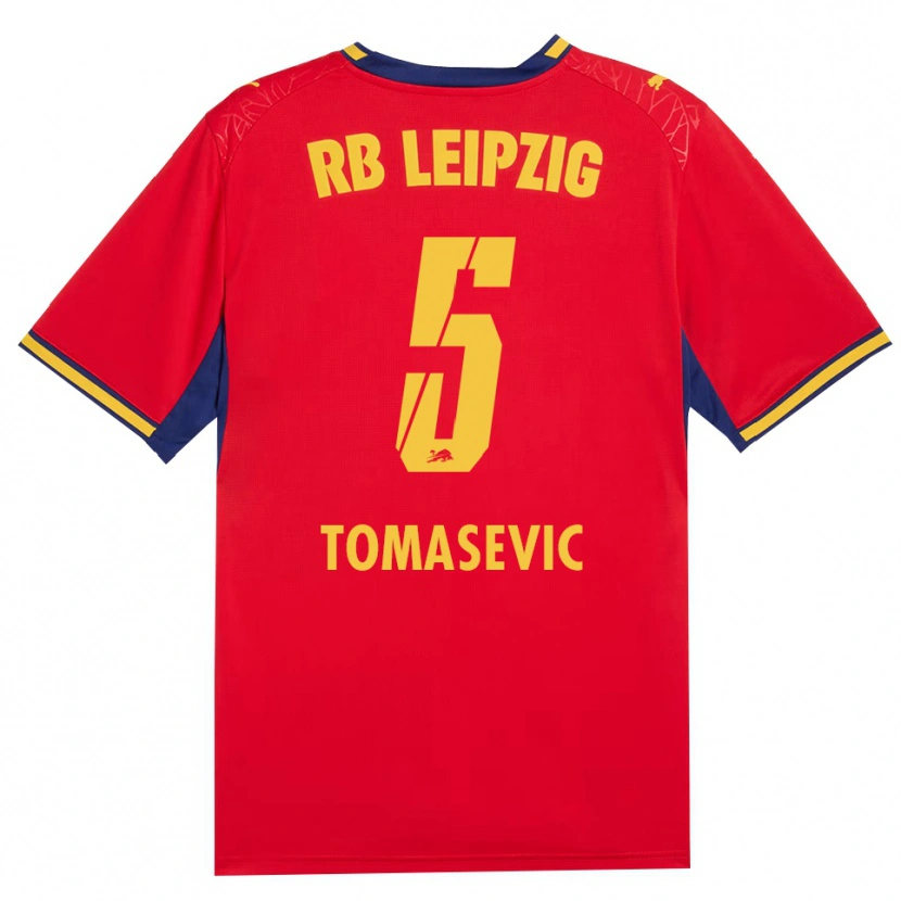 Danxen Women Niko Tomasevic #5 Red Yellow Royal Blue Away Jersey 2026/27 T-Shirt
