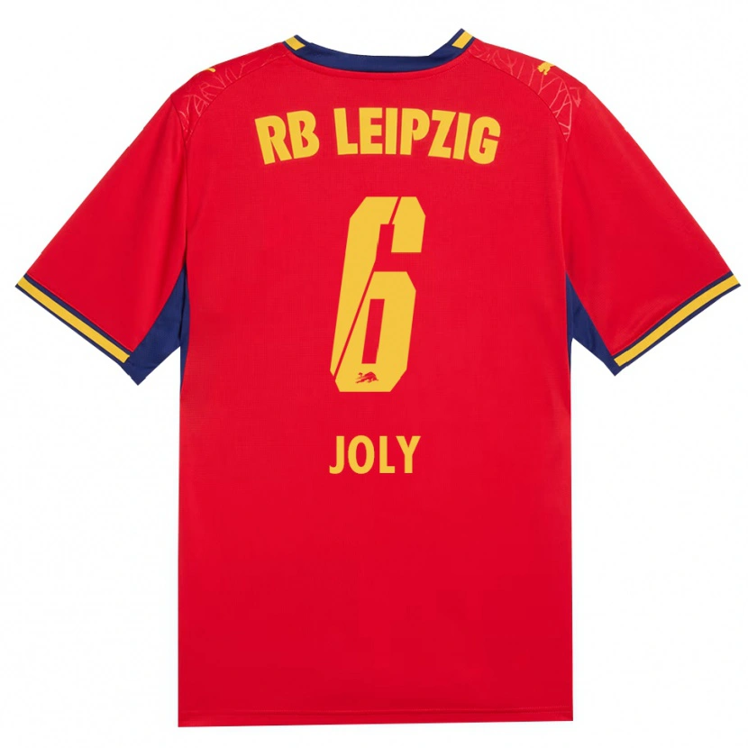 Danxen Women Lou-Ann Joly #6 Red Yellow Royal Blue Away Jersey 2026/27 T-Shirt