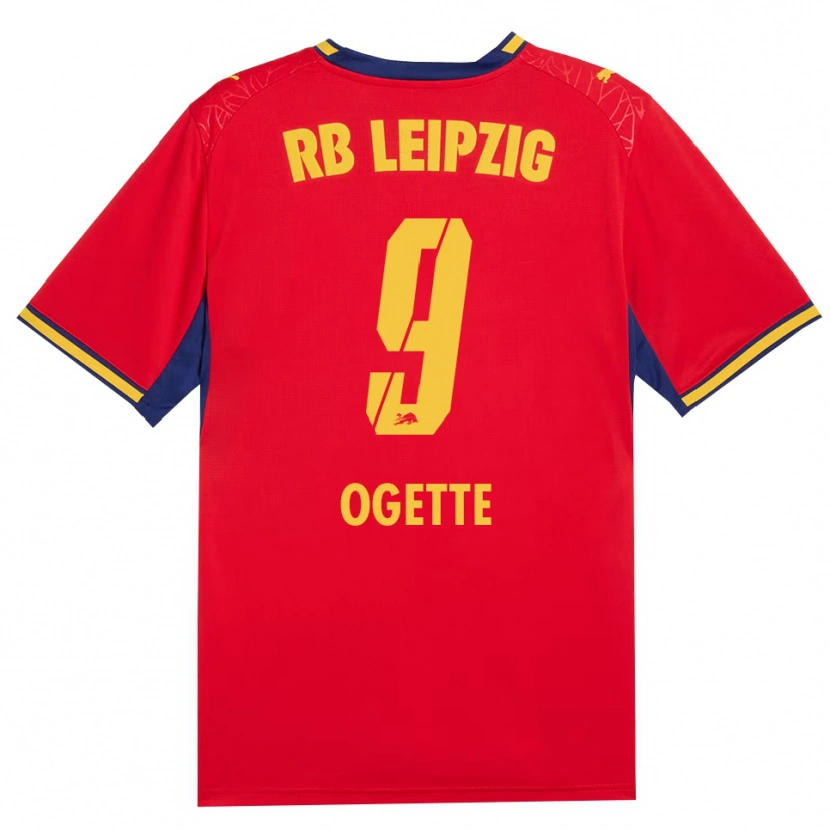 Danxen Women Israel Ogette #9 Red Yellow Royal Blue Away Jersey 2026/27 T-Shirt