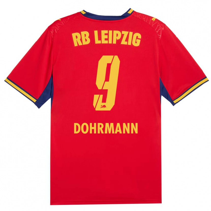 Danxen Women Paul Dohrmann #9 Red Yellow Royal Blue Away Jersey 2026/27 T-Shirt