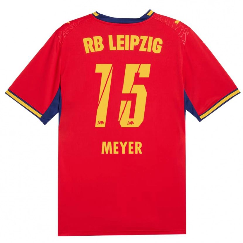Danxen Women Tim Meyer #15 Red Yellow Royal Blue Away Jersey 2026/27 T-Shirt