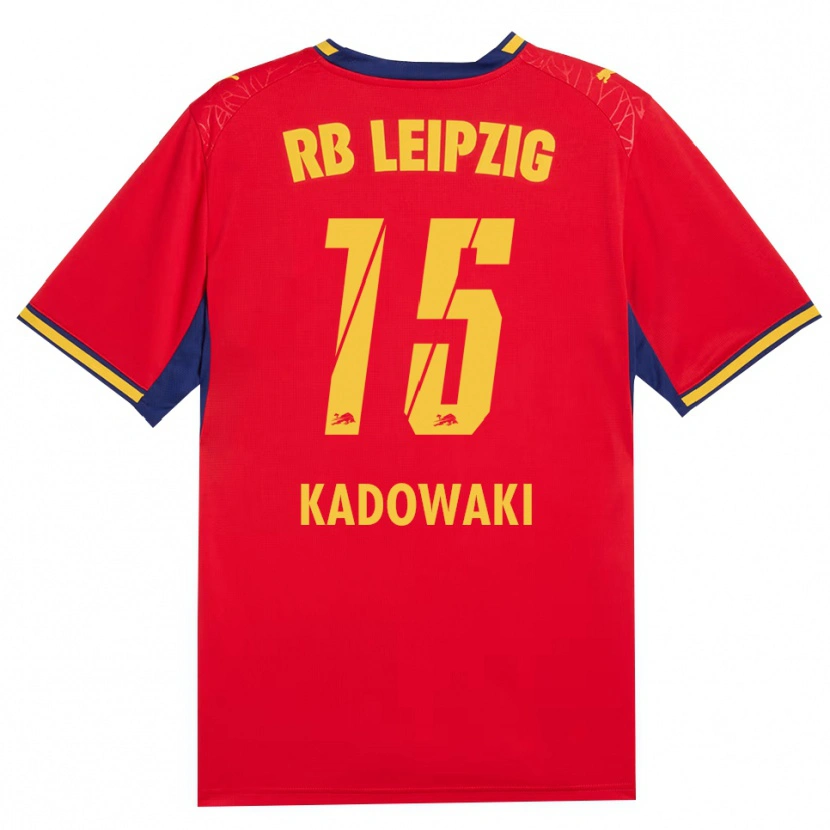 Danxen Women Mai Kadowaki #15 Red Yellow Royal Blue Away Jersey 2026/27 T-Shirt