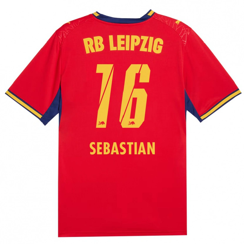 Danxen Women Jordy Sebastian #16 Red Yellow Royal Blue Away Jersey 2026/27 T-Shirt