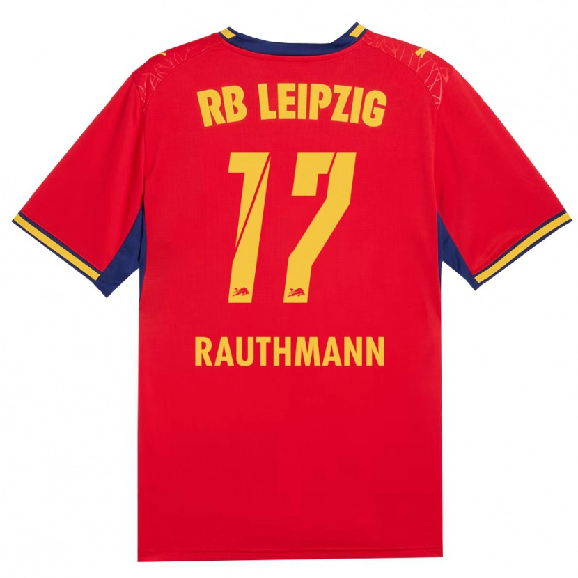 Danxen Women Nick Rauthmann #17 Red Yellow Royal Blue Away Jersey 2026/27 T-Shirt