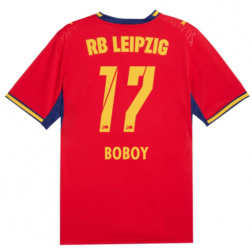 Danxen Women Delice Boboy #17 Red Yellow Royal Blue Away Jersey 2026/27 T-Shirt