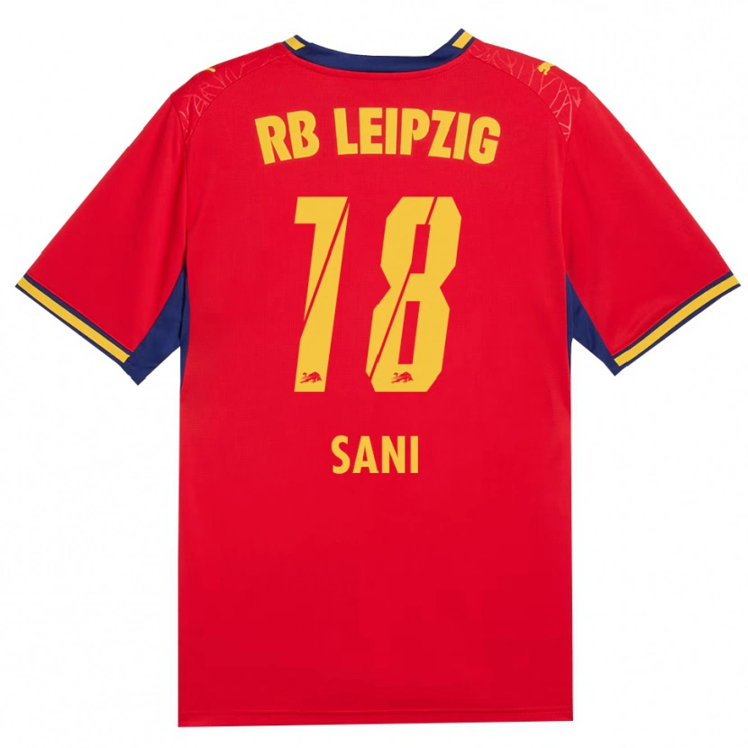 Danxen Women Suleman Sani #18 Red Yellow Royal Blue Away Jersey 2026/27 T-Shirt