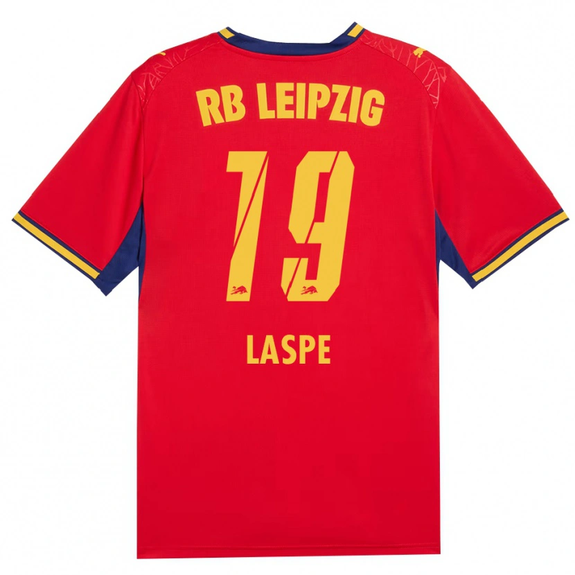 Danxen Women Hannes Laspe #19 Red Yellow Royal Blue Away Jersey 2026/27 T-Shirt