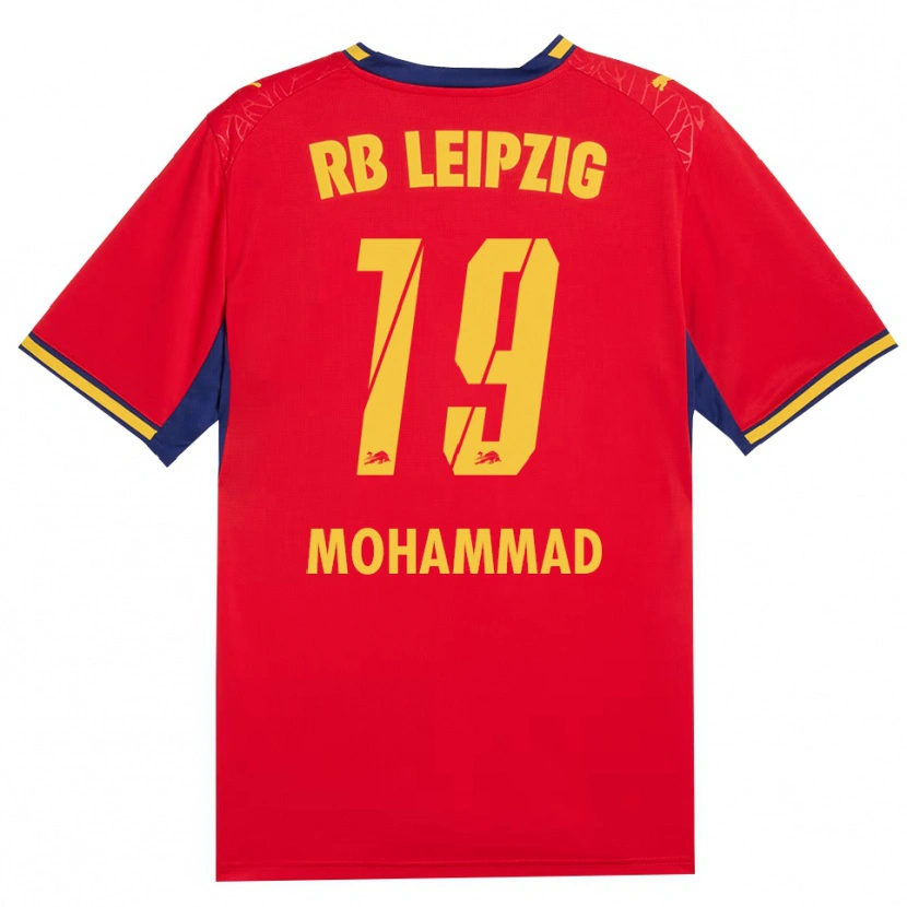 Danxen Women Sammy Mohammad #19 Red Yellow Royal Blue Away Jersey 2026/27 T-Shirt