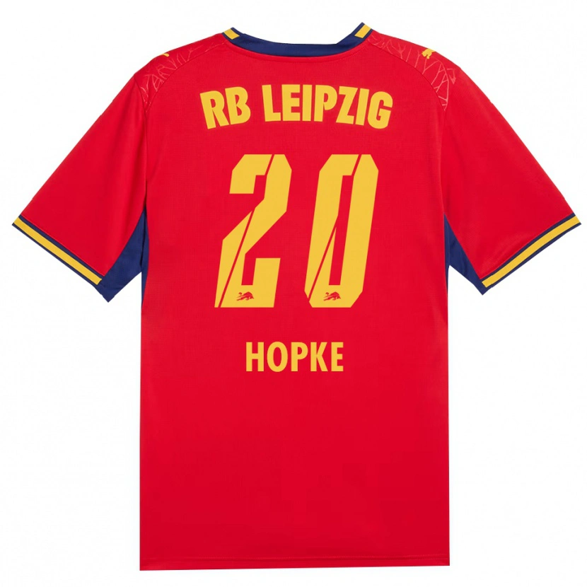 Danxen Women Hannes Hopke #20 Red Yellow Royal Blue Away Jersey 2026/27 T-Shirt