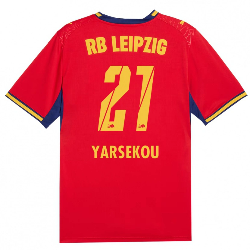 Danxen Women Dilane Yarsekou #21 Red Yellow Royal Blue Away Jersey 2026/27 T-Shirt