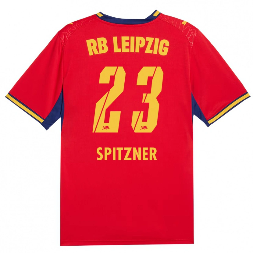 Danxen Women Kyra Spitzner #23 Red Yellow Royal Blue Away Jersey 2026/27 T-Shirt