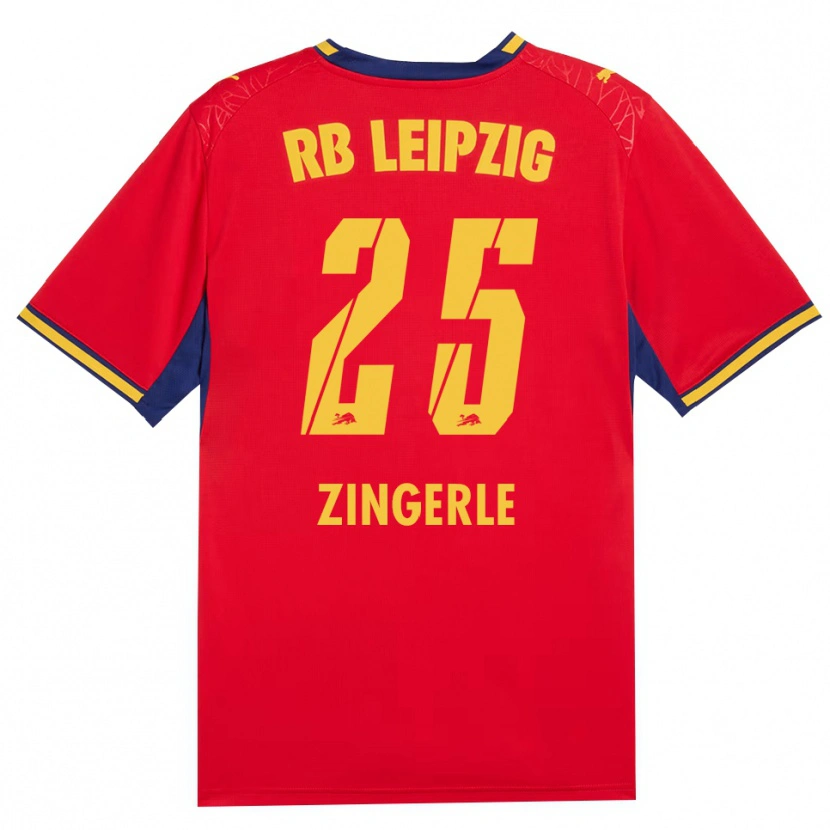 Danxen Women Leopold Zingerle #25 Red Yellow Royal Blue Away Jersey 2026/27 T-Shirt