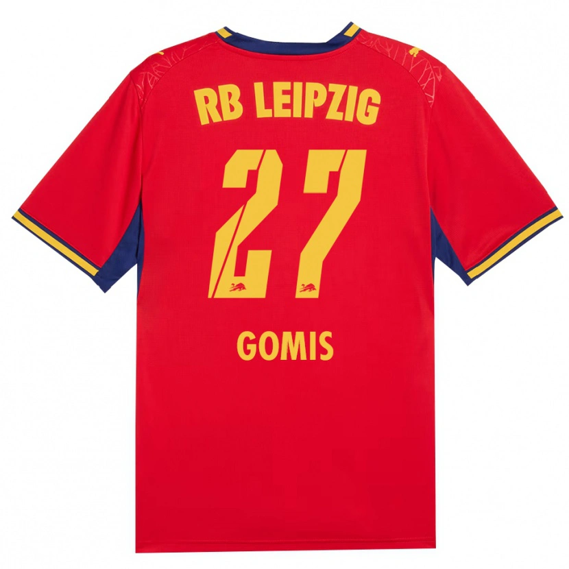 Danxen Women Tidiam Gomis #27 Red Yellow Royal Blue Away Jersey 2026/27 T-Shirt