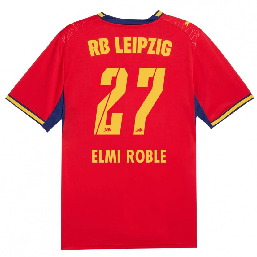 Danxen Women Alinur Elmi Roble #27 Red Yellow Royal Blue Away Jersey 2026/27 T-Shirt