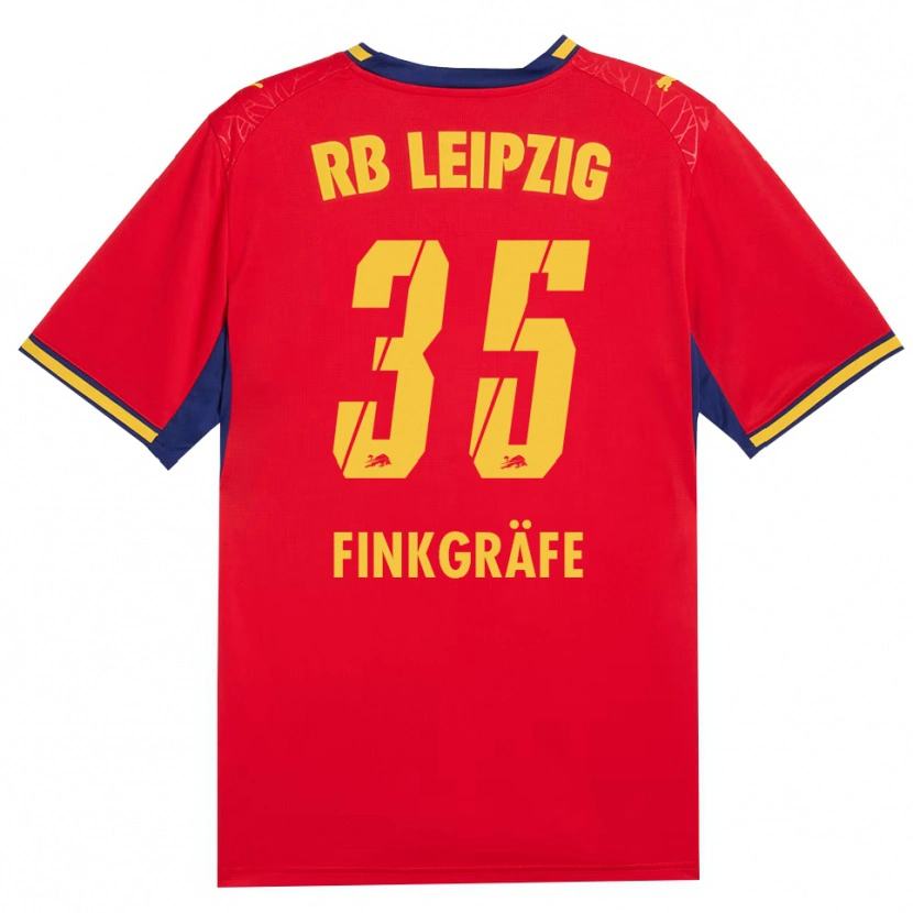 Danxen Women Max Finkgräfe #35 Red Yellow Royal Blue Away Jersey 2026/27 T-Shirt