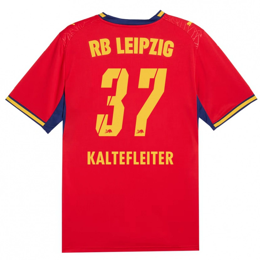 Danxen Women Benno Kaltefleiter #37 Red Yellow Royal Blue Away Jersey 2026/27 T-Shirt