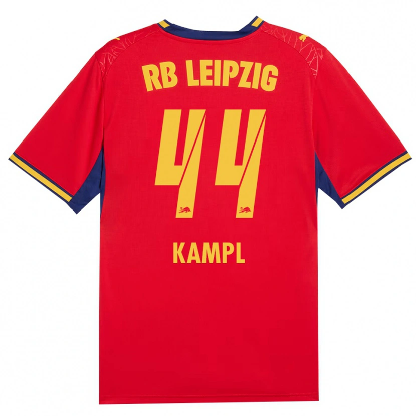 Danxen Women Kevin Kampl #44 Red Yellow Royal Blue Away Jersey 2026/27 T-Shirt