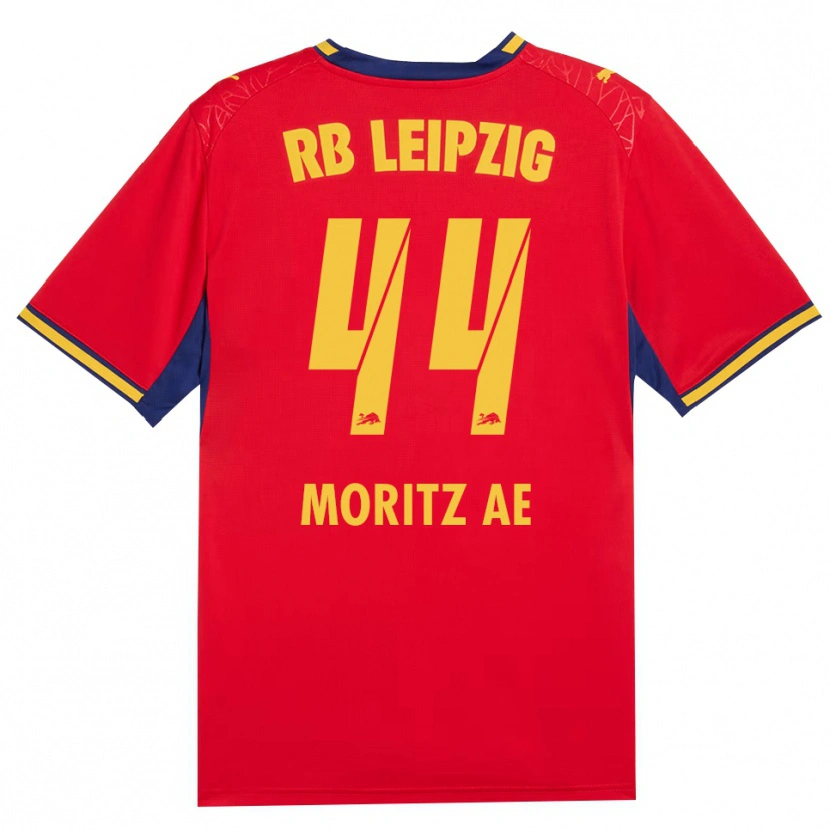 Danxen Women Moritz Aé #44 Red Yellow Royal Blue Away Jersey 2026/27 T-Shirt