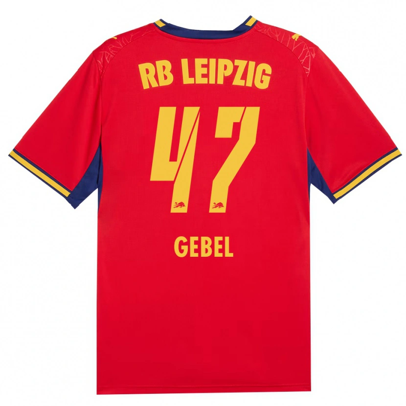 Danxen Women Viggo Gebel #47 Red Yellow Royal Blue Away Jersey 2026/27 T-Shirt