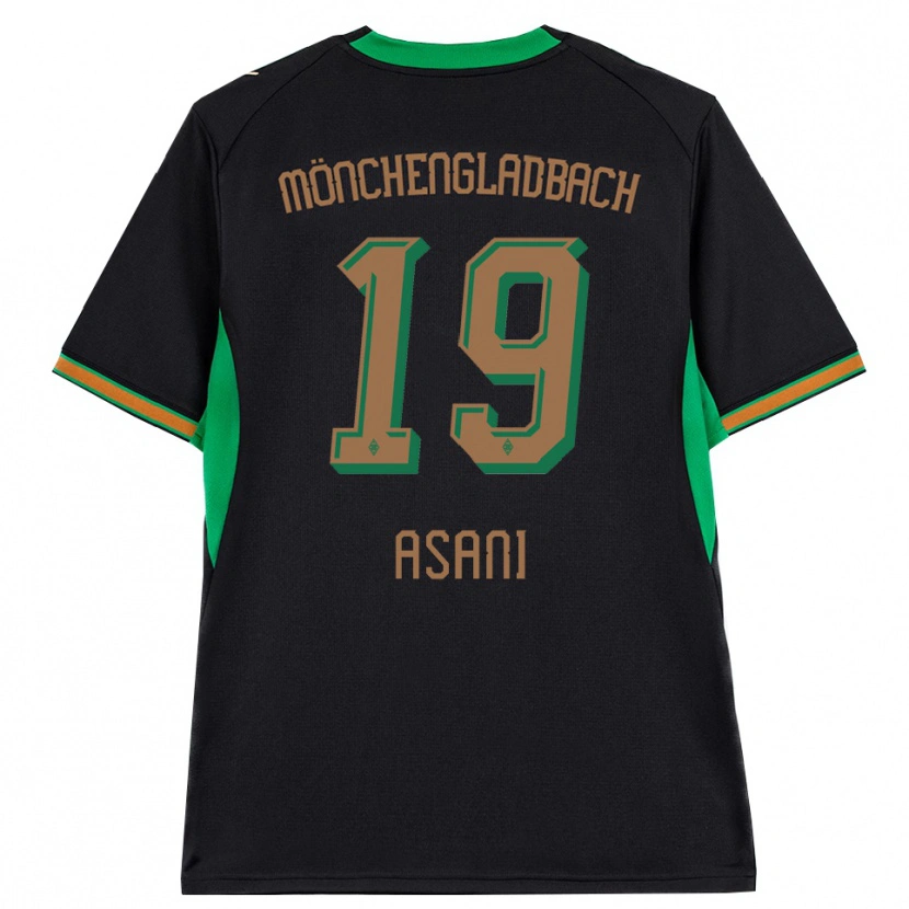 Danxen Women Aldrin Asani #19 Black Orange Green Brown Away Jersey 2026/27 T-Shirt