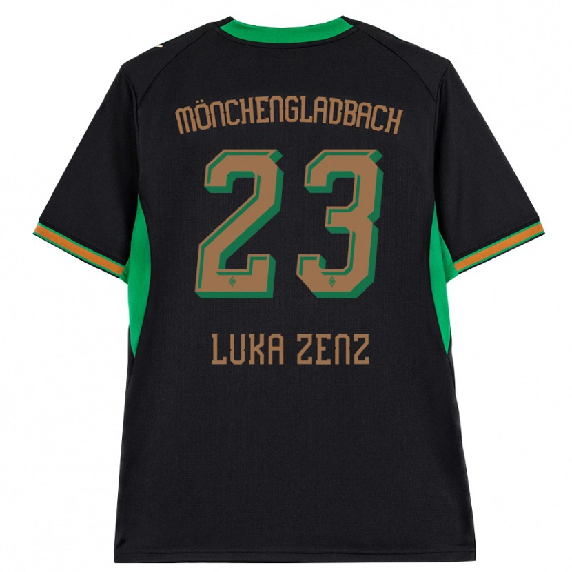Danxen Women Paul Luka Zenz #23 Black Orange Green Brown Away Jersey 2026/27 T-Shirt
