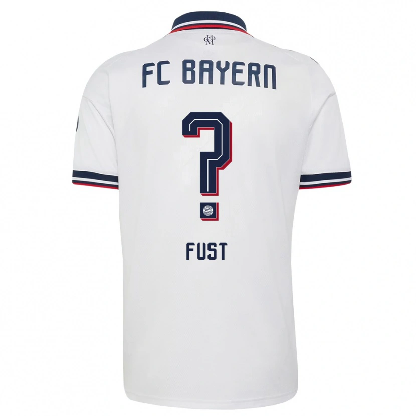 Danxen Women Leon Fust #0 White Gray Red Away Jersey 2026/27 T-Shirt