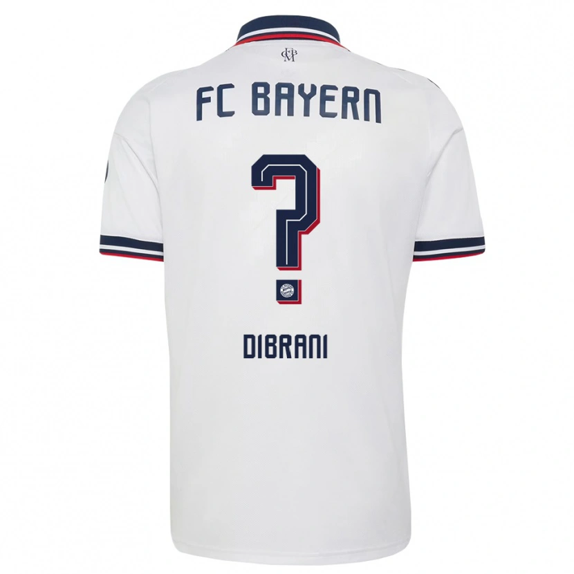 Danxen Women Benjamin Dibrani #0 White Gray Red Away Jersey 2026/27 T-Shirt