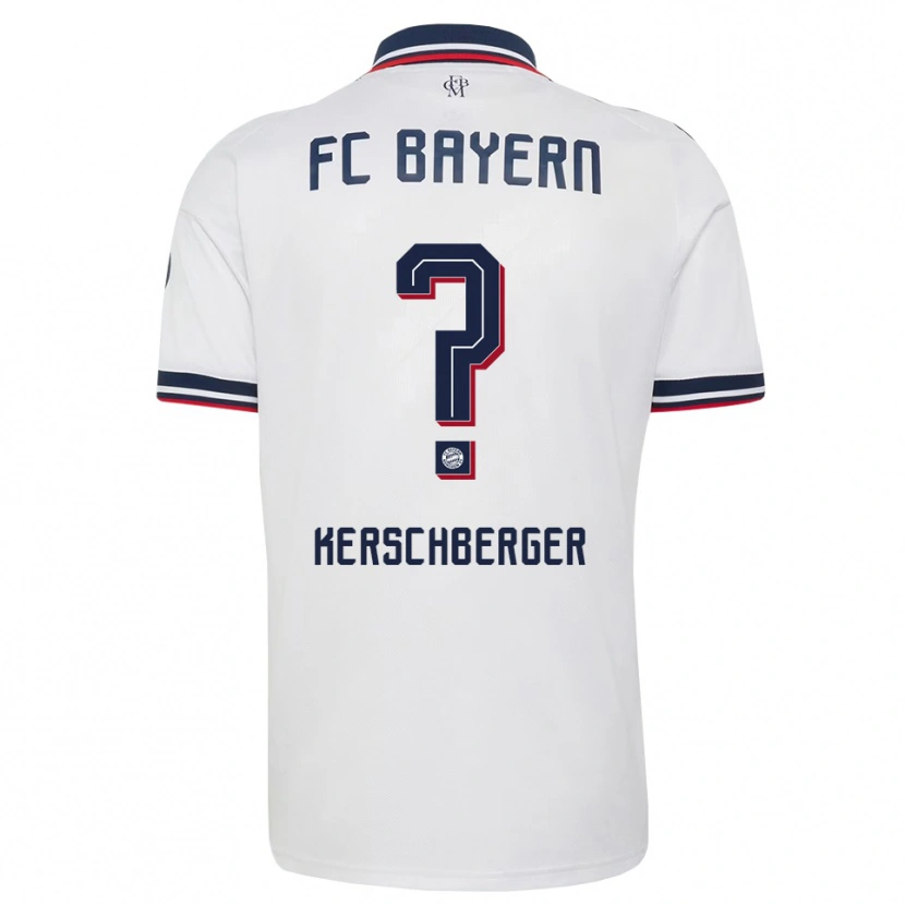 Danxen Women Paul Kerschberger #0 White Gray Red Away Jersey 2026/27 T-Shirt
