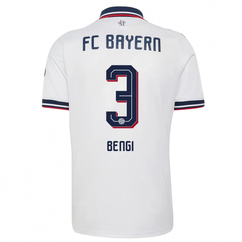 Danxen Women Kaan Bengi #3 White Gray Red Away Jersey 2026/27 T-Shirt