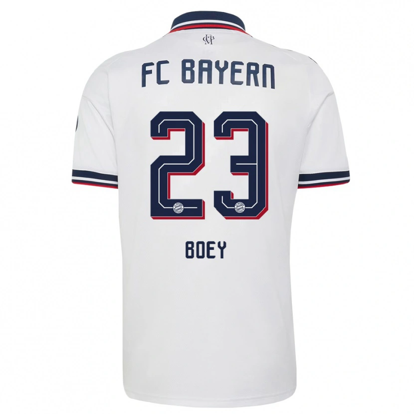 Danxen Women Sacha Boey #23 White Gray Red Away Jersey 2026/27 T-Shirt