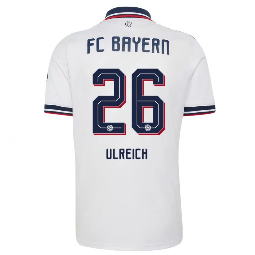 Danxen Women Sven Ulreich #26 White Gray Red Away Jersey 2026/27 T-Shirt