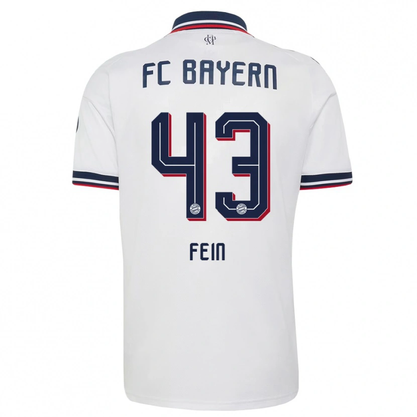 Danxen Women Adrian Fein #43 White Gray Red Away Jersey 2026/27 T-Shirt