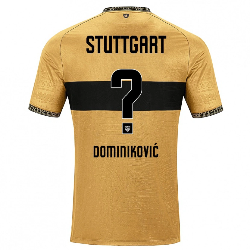 Danxen Women Ivan Dominiković #0 Brown Black White Away Jersey 2026/27 T-Shirt