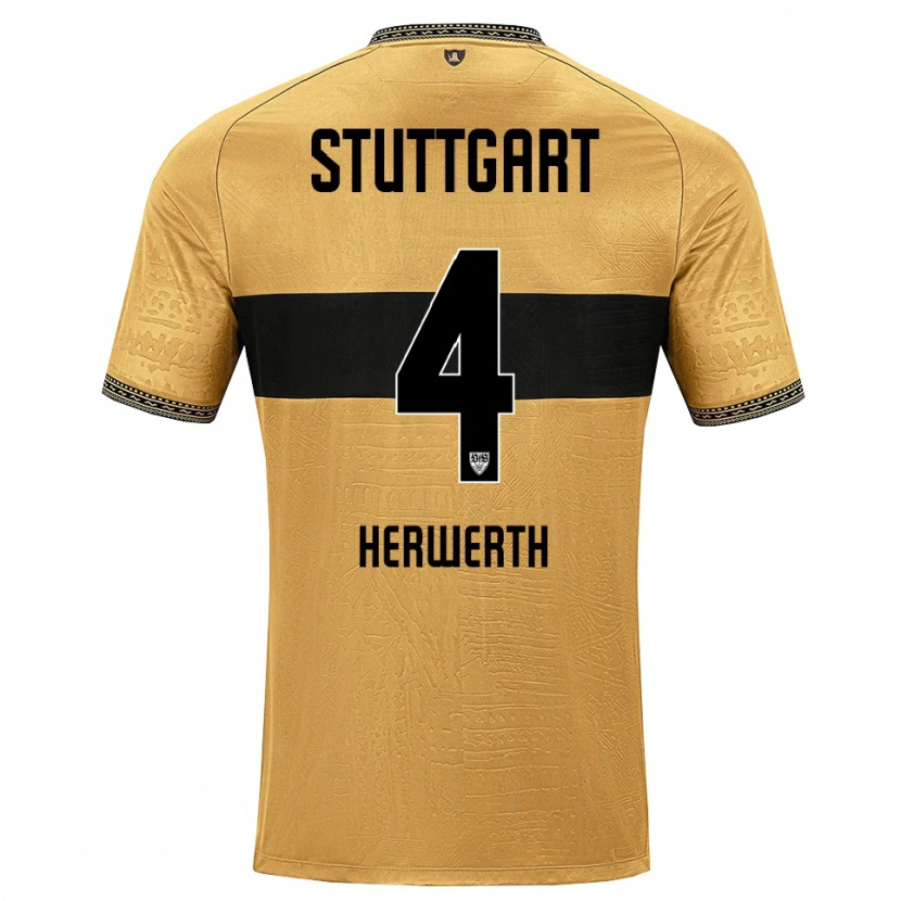 Danxen Women Maximilian Herwerth #4 Brown Black White Away Jersey 2026/27 T-Shirt