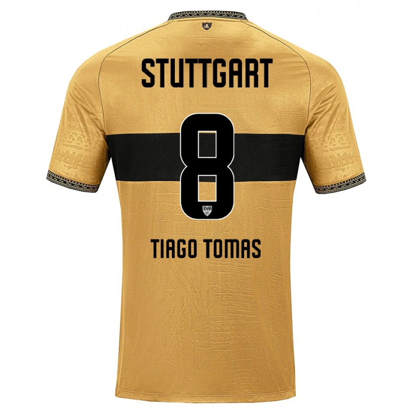 Danxen Women Tiago Tomás #8 Brown Black White Away Jersey 2026/27 T-Shirt