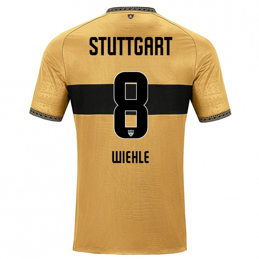 Danxen Women Enrico Wiehle #8 Brown Black White Away Jersey 2026/27 T-Shirt