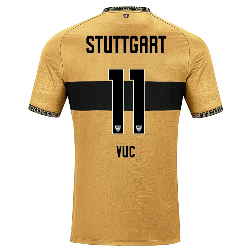 Danxen Women Patrick Vuc #11 Brown Black White Away Jersey 2026/27 T-Shirt