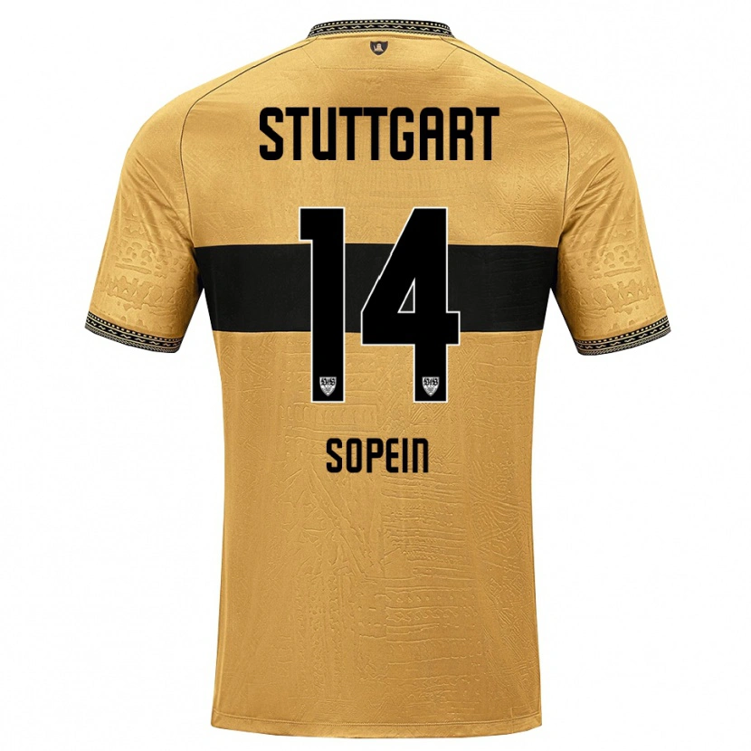 Danxen Women David Sopein #14 Brown Black White Away Jersey 2026/27 T-Shirt