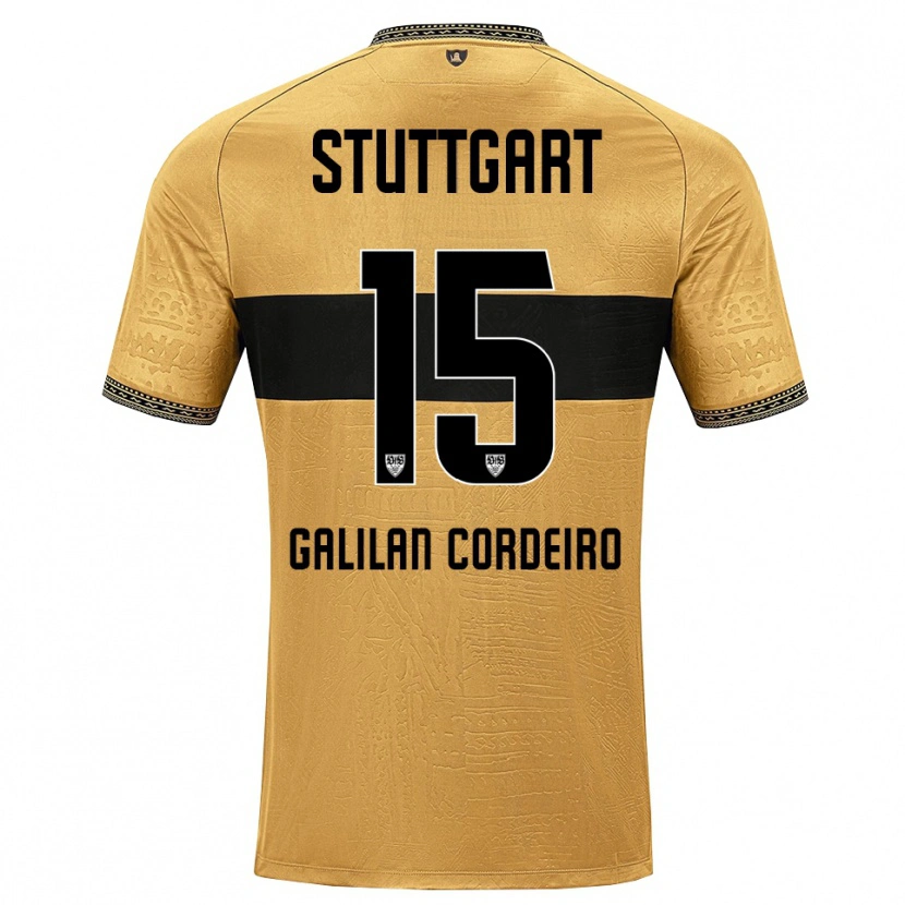 Danxen Women Guilherme Galilan Cordeiro #15 Brown Black White Away Jersey 2026/27 T-Shirt