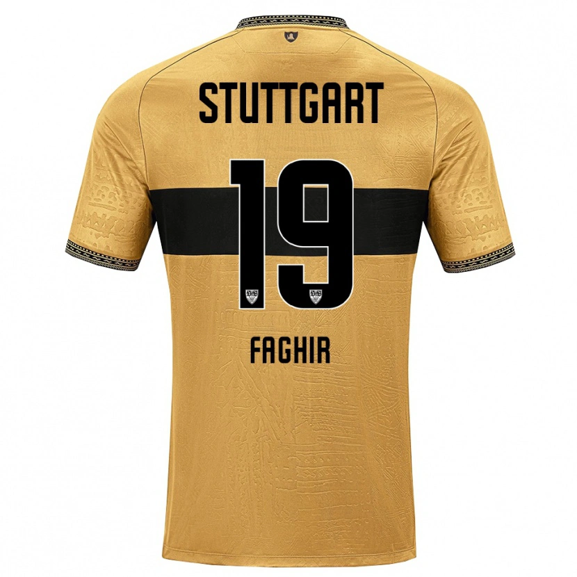 Danxen Women Wahid Faghir #19 Brown Black White Away Jersey 2026/27 T-Shirt