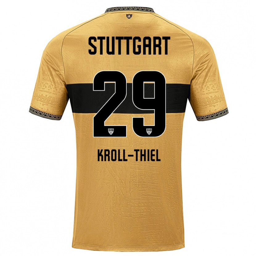 Danxen Women Colin Kroll-Thiel #29 Brown Black White Away Jersey 2026/27 T-Shirt
