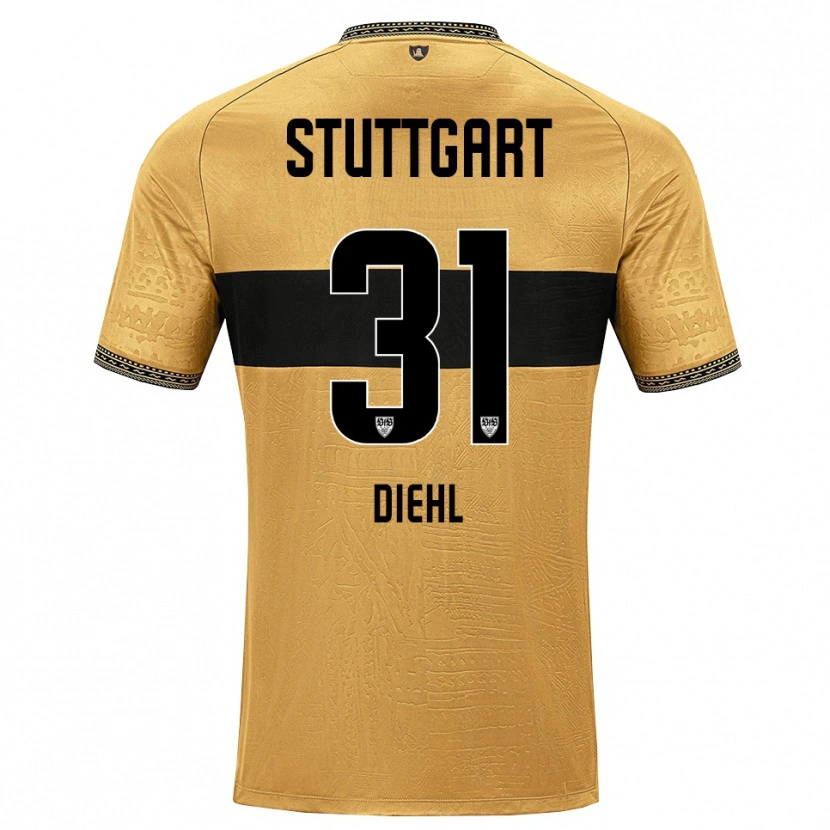 Danxen Women Justin Diehl #31 Brown Black White Away Jersey 2026/27 T-Shirt