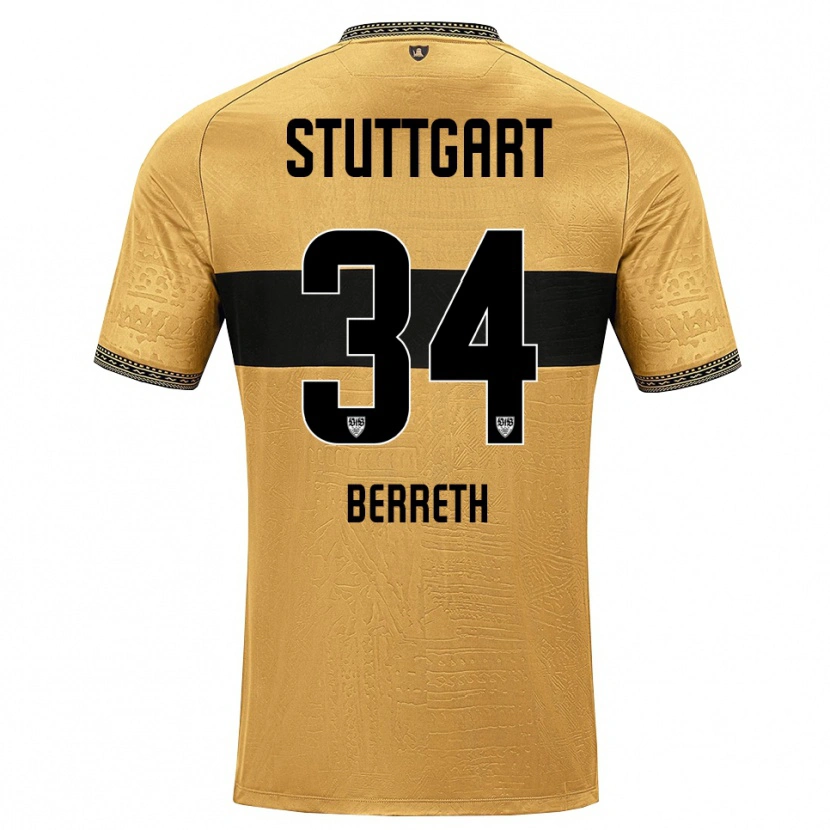 Danxen Women Luca Berreth #34 Brown Black White Away Jersey 2026/27 T-Shirt