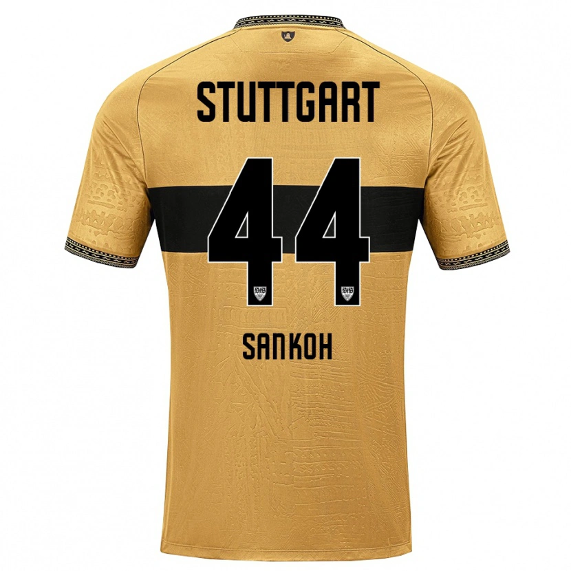 Danxen Women Mohamed Sankoh #44 Brown Black White Away Jersey 2026/27 T-Shirt