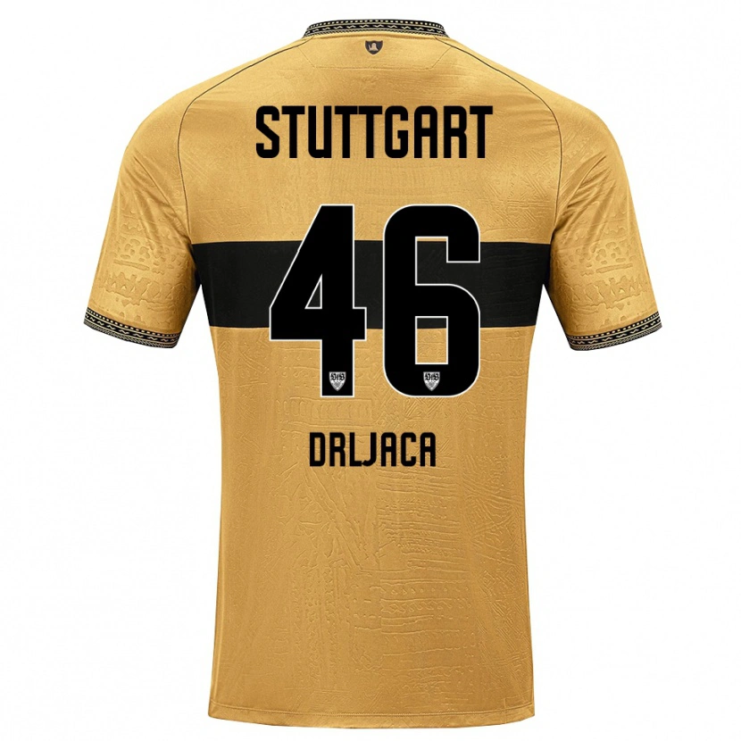 Danxen Women Stefan Drljaca #46 Brown Black White Away Jersey 2026/27 T-Shirt