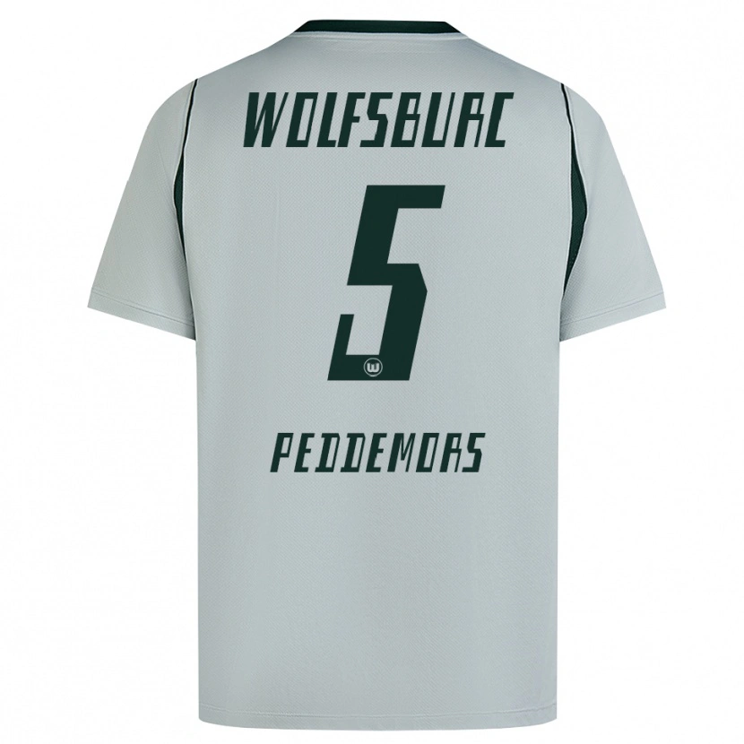 Danxen Women Ella Peddemors #5 Gray Green Away Jersey 2026/27 T-Shirt