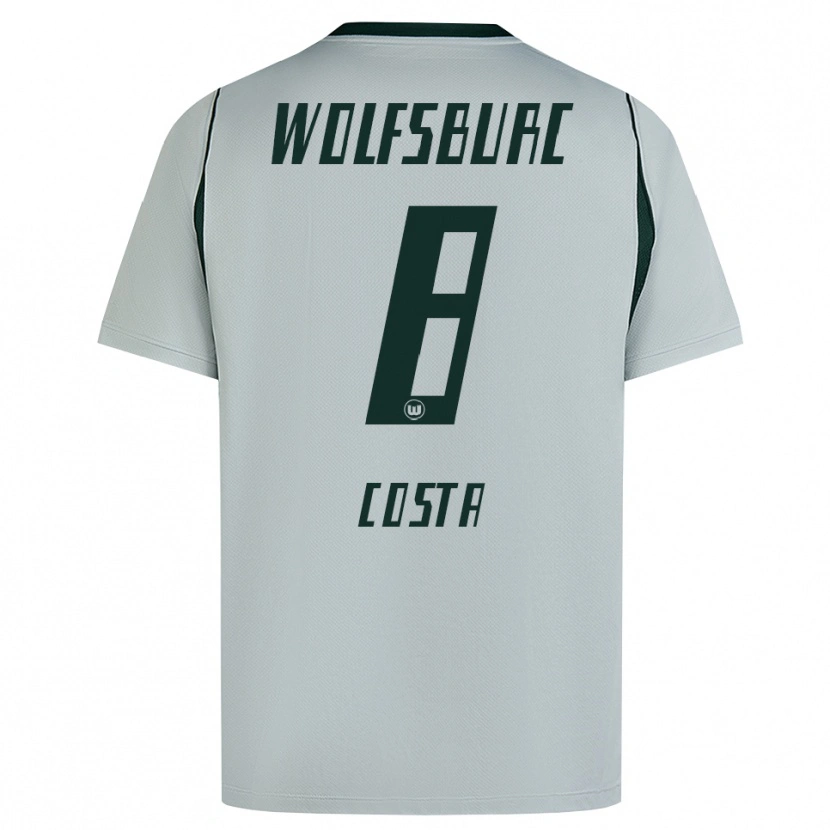 Danxen Women Jesse Costa #8 Gray Green Away Jersey 2026/27 T-Shirt