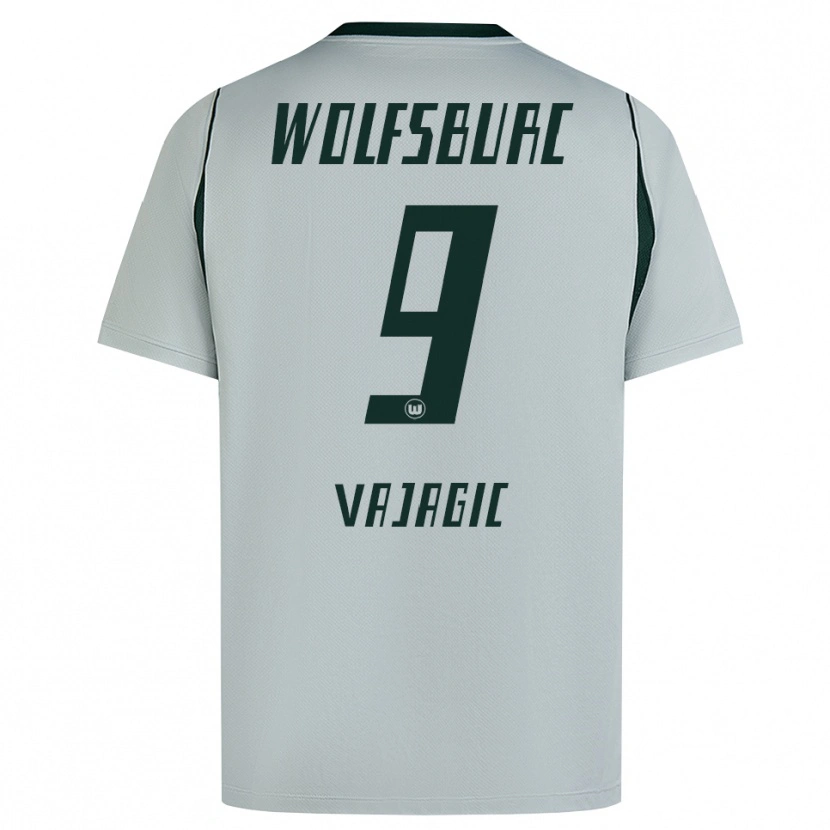 Danxen Women David Vajagic #9 Gray Green Away Jersey 2026/27 T-Shirt