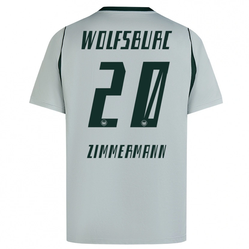 Danxen Women Elia Zimmermann #20 Gray Green Away Jersey 2026/27 T-Shirt