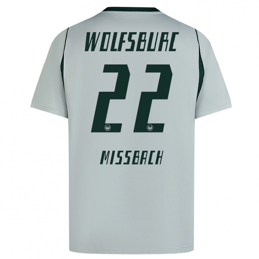 Danxen Women Jupp Mißbach #22 Gray Green Away Jersey 2026/27 T-Shirt